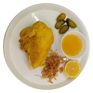 خوراک مرغ زعفرانی